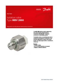 Data sheet Isolation valve type MBV 2000 (Технічна специфікація) .pdf
