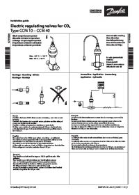 Installation guide electric regulating valves for CO2 type CCM 10 - CCM 40 (Инструкция по установке).pdf