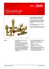 Data sheet electric expansion valve type ETS 12.5 - ETS 400 (Технічна специфікація).pdf