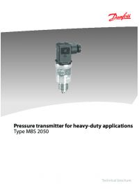 Technical brochure Pressure transmitter for heavy-duty applications type MBS 2050 (Технічна брошура).pdf