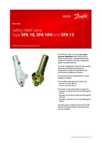 Data sheet safety relief valve type SFA 10, SFA 10H and SFA 15 (Технічна специфікація).pdf