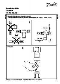 Installation guide strainer FA 15, 20, 25 (Інструкція з встановлення).pdf