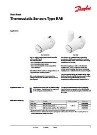 Data sheet thermostatic sensors type RAE (Техническая спецификация).pdf