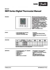 Data sheet REPI series digital thermostat manual (Техническая спецификация).pdf