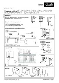 Installation guide Pressure switch, KP 1, KP 1W, KP 1A, KP 2, KP 5, KP 5A, KP 6W, KP 6B, KP 6S, KP 6AW, KP 6AB, KP 6AS, KP 7W, KP 7B, KP 7S (Инструкция по установке).pdf 