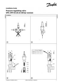 Installation guide pressure regulating valve OFV, OFV-SS 20-25 (40 bar version) (Инструкция по установке).pdf