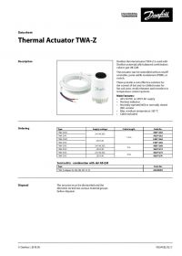 Data sheet thermal Actuator TWA-Z (Техническая спецификация).pdf