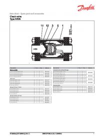Data sheet spare parts and accessories check valve type NRVA (Техническая спецификация).pdf