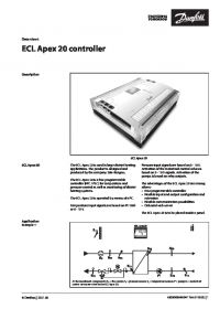 Data sheet ECL apex 20 controller (Технічна специфікація).pdf