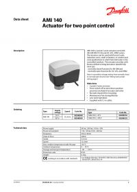 Data sheet AMI 140 actuator for two point control (Технічна специфікація).pdf