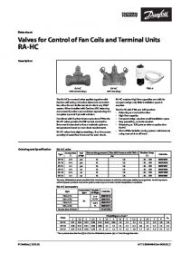 Data sheet valves for control of fan coils and terminal units RA‑HC (Техническая спецификация).pdf 