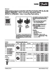 Data sheet differential pressure controller with flow limitation (Технічна специфікація).pdf