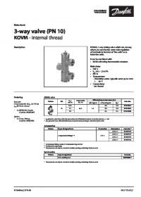 Data sheet 3-way valve (PN 10) KOVM (Технічна специфікація).pdf