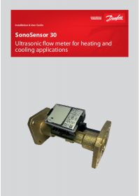 Installation & user guide SonoSensor 30 ultrasonic flow meter for heating and cooling applications (Руководство по установке и эксплуатации).pdf