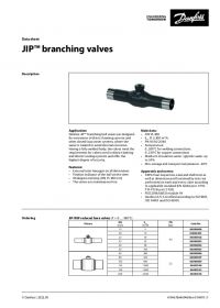 Data sheet JIP branching valves (Техническая спецификация).pdf