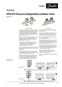 Data sheet VHS-DV Pressure independent radiator valve (Технічна специфікація).pdf