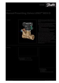 Data sheet manual presetting valves LENO MSV-D (Технічна специфікація).pdf