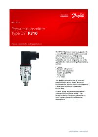 Data sheet pressure transmitter type DST P310 (Технічна специфікація).pdf