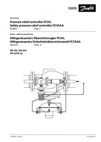 Instructions pressure relief controller PCVA, Safety pressure relief controller PCVSAA (Инструкция).pdf