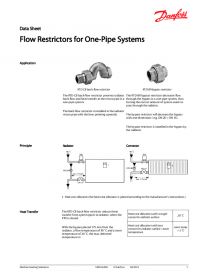Data sheet flow restrictors for one-pipe systems (Техническая спецификация).pdf