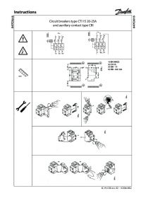 Instructions Circuit breakers type CTI 15 20-25A and auxiliary contact type CBI (Инструкция).pdf