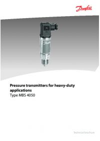 Technical brochure Pressure transmitters for heavy-duty applications type MBS 4050 (Техническая брошюра).pdf