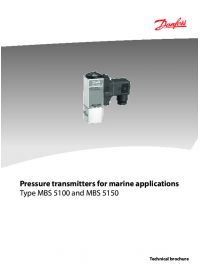 Technical brochure Pressure transmitters for marine applications type MBS 5100 and MBS 5150 (Технічна брошура).pdf