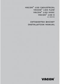 Installation manual, integrated bacnet vacon 100X ac drives (Инструкция по монтажу).pdf