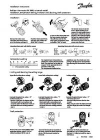 Инструкция по монтажу Radiator thermostat RA 2000, universal model Installation, temperature setting, limitation and blocking, theft protection (Installation Instructions).pdf