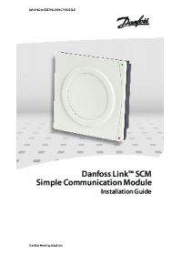Керівництво по монтажу Danfoss Link SCM Simple Communication Module (Installation Guide).pdf