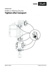 Керівництво по монтажу FHM-Cx Mixing Shunts Tighten after transport (Installation Guide).pdf