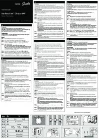 Installation Guide Danfoss Icon Display 24V Room Thermostat (Руководство по установке).pdf