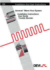 Installation And User Instructions Devimat Warm Floor System Trouble Shooter (Інструкція по встановленню).pdf