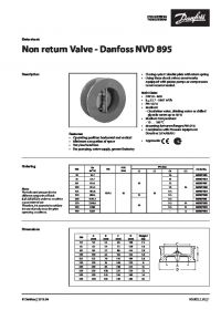 Data sheet Non return Valve - Danfoss NVD 895 (Технічний опис).pdf