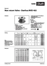 Data sheet Non return Valve - Danfoss NVD 402 (Техническое описание).pdf 