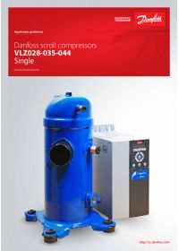 Application guidelines Danfoss scroll compressors VLZ028-035-044 Single (Посібник із використання).pdf 