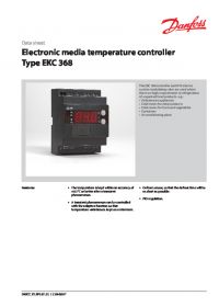 Data sheet electronic media temperature controller type EKC 368 (Техническая спецификация) .pdf