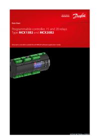 Data sheet programmable controller, 15 and 20 relays type MCX15B2 and MCX20B2 (Техническая спецификация).pdf 