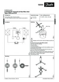 Installation guide Eliminator hermetic bi-flow filter drier type DMB and DCB (Керівництво по установці).pdf