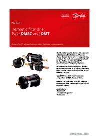 Data sheet hermetic filter drier type DMSC and DMT (Техническая спецификация).pdf 