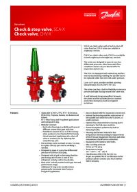 Data sheet check & stop valve, SCA-X check valve, CHV-X (Технічна специфікація).pdf