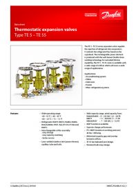 Data sheet thermostatic expansion valves type TE 5 – TE 55 (Техническая спецификация).pdf