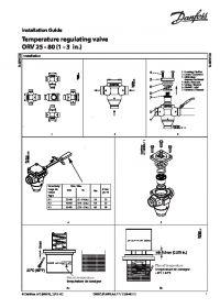 Installation guide temperature regulating valve ORV 25 - 80 (1 - 3 in.) (Инструкция по установке).pdf