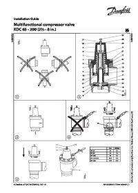 Installation guide multifunctional compressor valve KDC 65 - 200 (2½ - 8 in.) (Інструкція з установки).pdf 