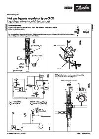Installation guide Hot gas bypass regulator type CPCE Liquid gas mixer type LG (accessory) (Инструкция по установке).pdf