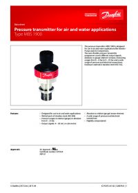 Data sheet pressure transmitter for air and water applications type MBS 1900 (Технічна специфікація).pdf