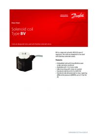 Data sheet solenoid coil type BV (Техническая спецификация).pdf