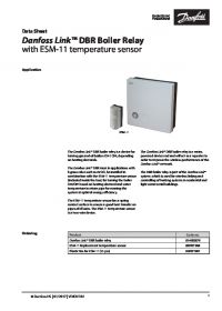Data sheet Danfoss link™ DBR Boiler Relay with ESM-11 temperature sensor (Техническая спецификация).pdf