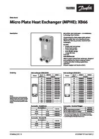 Data sheet micro plate heat exchanger (MPHE): XB66 (Технічний паспорт).pdf