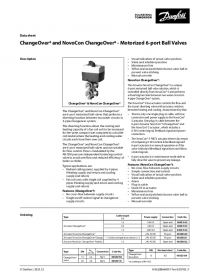 Data sheet ChangeOver6 and NovoCon ChangeOver6 - motorized 6-port ball valves (Технічна специфікація).pdf